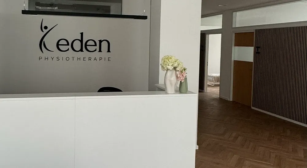Empfang der Praxis Eden Physiotherapie München